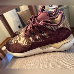 Adidas Tubular Sneakers in Brown Tribal